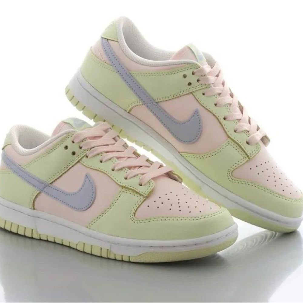 Nike Dunk Low - light soft pink wt ghost lime ice
